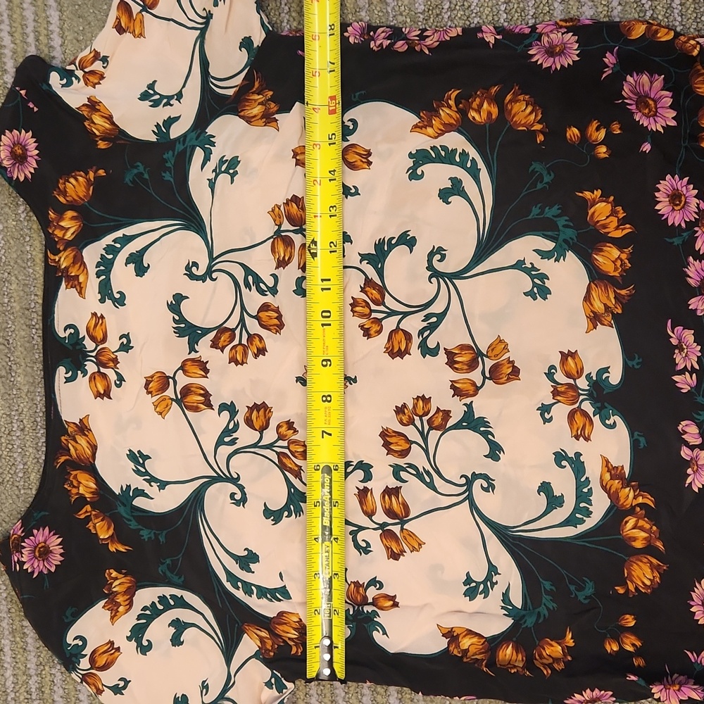 Maeve Silk Floral Top Size 4 - Picture 5 of 15